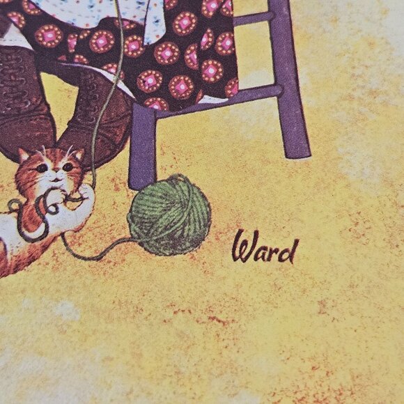 Vintage Homco Country Cousins Wall Plaques Set of 2 Bomar 1259 Stained Wood - Picture 4 of 11